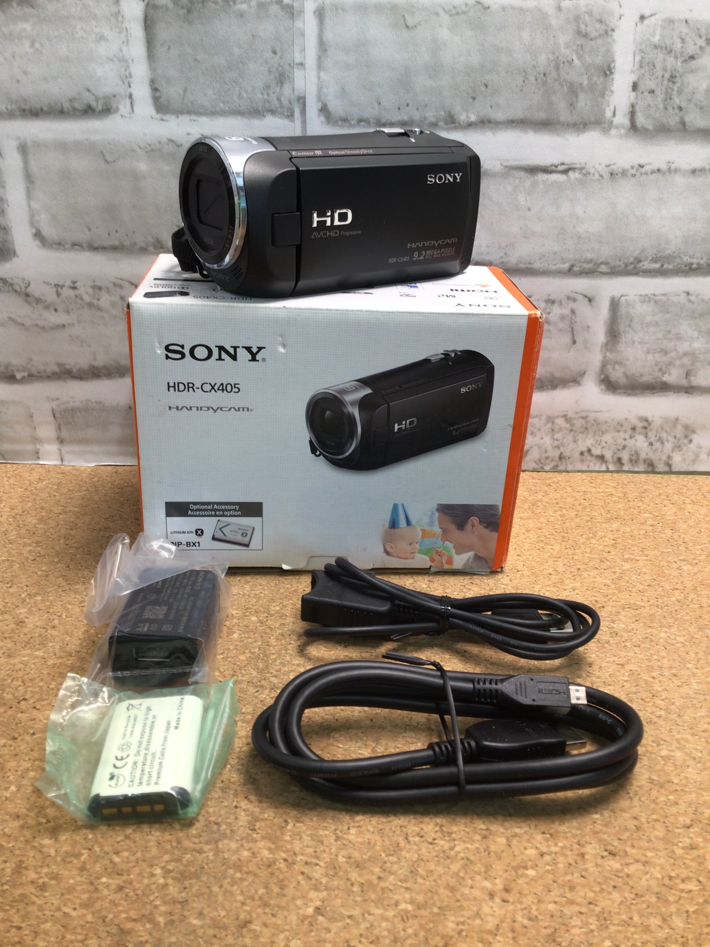 Sony - HDRCX405 HD Video Recording Handycam Camcorder (black) (7932553822446)